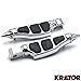 Krator® Stiletto Motorcycle Foot Pegs Footrests Left+Right For Honda Fury 2009-2013 Rear