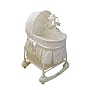 Kolcraft Cuddle 'n Care Rocking Bassinet with Light Vibes Mobile, Creampuff