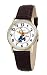 Disney Men's D064S003 Goofy Brown Leather Strap Watch