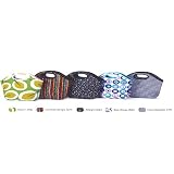 Fancy New Wave Fully Insulated Lunch Bag - Music Print