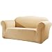 Stretch Pearson Slipcover Collection - Dark Flax