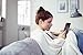 Queen Polar-Fleece Thermal Blanket Chocolate (90 by 95 Inches) - Extra Soft Brush Fabric, Super Warm Bed Blanket, Lightweight Couch Blanket, Easy Care - By Utopia Bedding