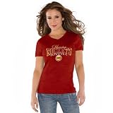 NBA Touch by Alyssa Milano Houston Rockets Ladies Red V-neck Tri-Blend T-shirt (Medium)