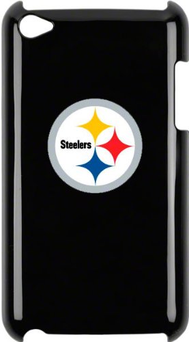 NFL Pittsburgh Steelers Varsity Jacket Hardshell Case for iPod Touch 4G, Black, 4.4x2.4-Inch