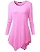 Thanth Womens Comfy Loose Fit Long Tunic Top With Various Hem