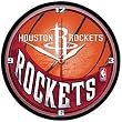 Houston Rockets Wall Clock - Basketball Sports Merchandise