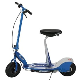 Razor E300S Seated Electric Scooter - Blue