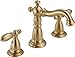 Delta Faucet 3555LFCZ-216CZ Victorian Two Handle Widespread Bathroom Faucet, Champagne Bronze