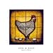 Hen and Eggs by Jessica Fries Fine Art Print / Poster 16.00 x 16.00 in.