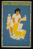 GIANT WPA Wall Sticker of: Doll & buggy parade--W.P.A recreation project, Dist. No. 2