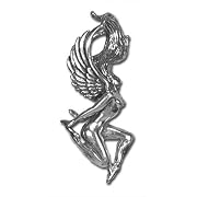 Nymph Sterling Silver 3D Pendant