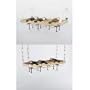 Wine Bottle & Glass Ceiling/Wall Rack - 8 Bottles - Natural