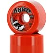 Arbor 4-Set Street Series Skateboard Wheels - Red
