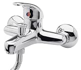 Eon Modern Wall mounted Bath Shower Mixer with Shower Kit