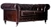 ECHTLEDER Chesterfield Sofa 3er Leder braun, Ledersofa NEU!