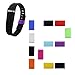 NIUTOP 12pcs Multicolor Replacement Silicon Fastener Ring for Fitbit Flex Wireless Activity Bracelet Sport Wristband - Fix the Clasp Fall Off Problem - (Tracker or Wristband NOT included)