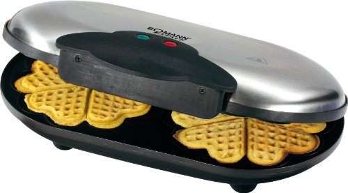 Bomann WA 525 CB Gaufrier pour gaufres en forme de coeur