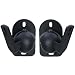 Designer Habitat - Black Universal Wall Mount Speaker Brackets - Pack of 2