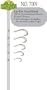 Up Eye Scud Hook MFC 7009 25 Pkg.