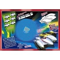 Speed Racer Movie Party Activity Place Mats 8 Pack