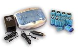 T-2299 Universal Smart Fast Charger with Tenergy 26-cell package (8AA/8AAA/4C/4D/2 9V)-New!!