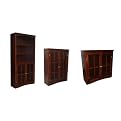 Parker Glass Door Bookcase Collection - Chestnut