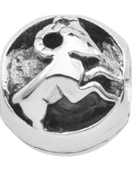Persona Sterling Silver Aries Charm fits Pandora, Troll & Chamilia European Charm Bracelets