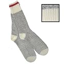 Men's 3 Pack Gray Work Socks Made of Wool Style 169-C