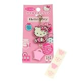 Eigenschaften Sanrio / Handy-Anhänger Hello Kitty Groesse: ca. 10 x 3 cm Farbe: pink Lieferumfang: mit 4 Aufklebern zur Gestaltung von Kittys Tasche!