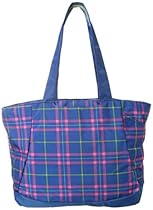 High Sierra Shelby Tote, Royal Cobalt Plaid/Blue, 16x14x5-Inch
