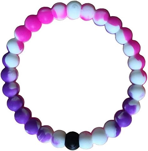 Neon Silicone Beaded Bracelet Bangle Mud From Dead Sea Water and Mt Everest All New Deisgns