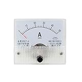 uxcell　アナログ電流計　DC　0-50A　85C1-A　ファインチューニングダイヤルパネル電流計