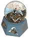 Purdue U Boilermakers Logo In Musical Globe, Smooth 6 Sided Base. Plays The School'S Fight Song.