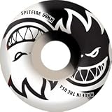 Spitfire 50/50 Eternal 54mm Black/White Skateboard Wheels (Set Of 4)