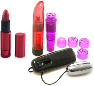 Vibrating Red Lipstick Vibrator Sex Toy Kit