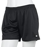  : Champion Women's Athletic Classics Mesh Short, Black, Small