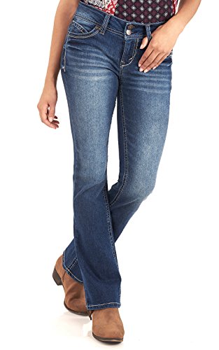WallFlower Juniors Luscious Curvy Short Inseam Basic Bootcut Jeans in Addison Size:11