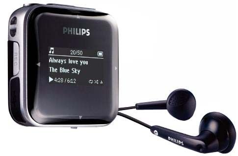 City Travel Guides Discounted  Elektronik : Philips SA 2820 Tragbarer MP3 Player 2 GB USB 2.0 OLED-Display schwarz