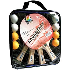 Kettler 7244-100 4-Player Table Tennis Set- ADVANTAGE