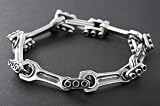 Men's Wildthings 9 Sterling Silver Connecting Rod Bracelet