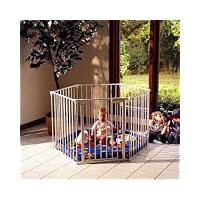 BabyDen - Black + silver grey playmat