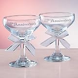 25th Anniv Champagne Glasses