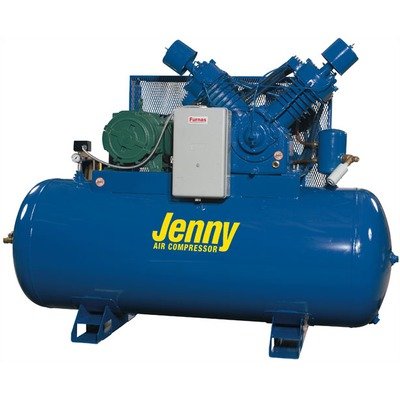 แนะนำคอมเพรสเซอร์ราคาถูก :Jenny Products T25B - 240 240 Gallon 25 HP Two Stage Electric Stationary Air Compressor