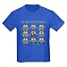 Autism Awareness Penguins Kids Dark T-Shirt