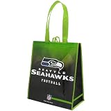 NFL Seattle Seahawks Black-Green Fade Reusable Tote Bag