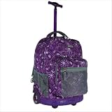 Rolling Backpack in Love Purple