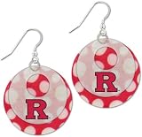 Rutgers Scarlet Knights Capiz Double Shell Earrings