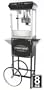 Deluxe 8oz Black Popcorn Maker Machine by Paramount - New Full Size 8 oz Popper & Cart