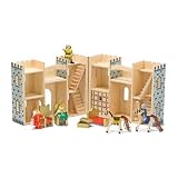 Melissa & Doug Fold and Go Wooden Castle