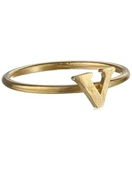 Dogeared "A~Z" Little Initial V Ring